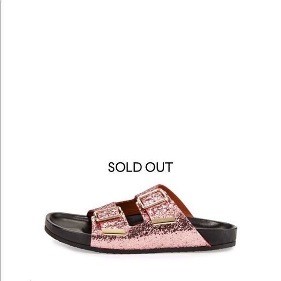 Givenchy Swiss glitter Double Buckle Sandals- Birkenstocks - Picture 2 of 9
